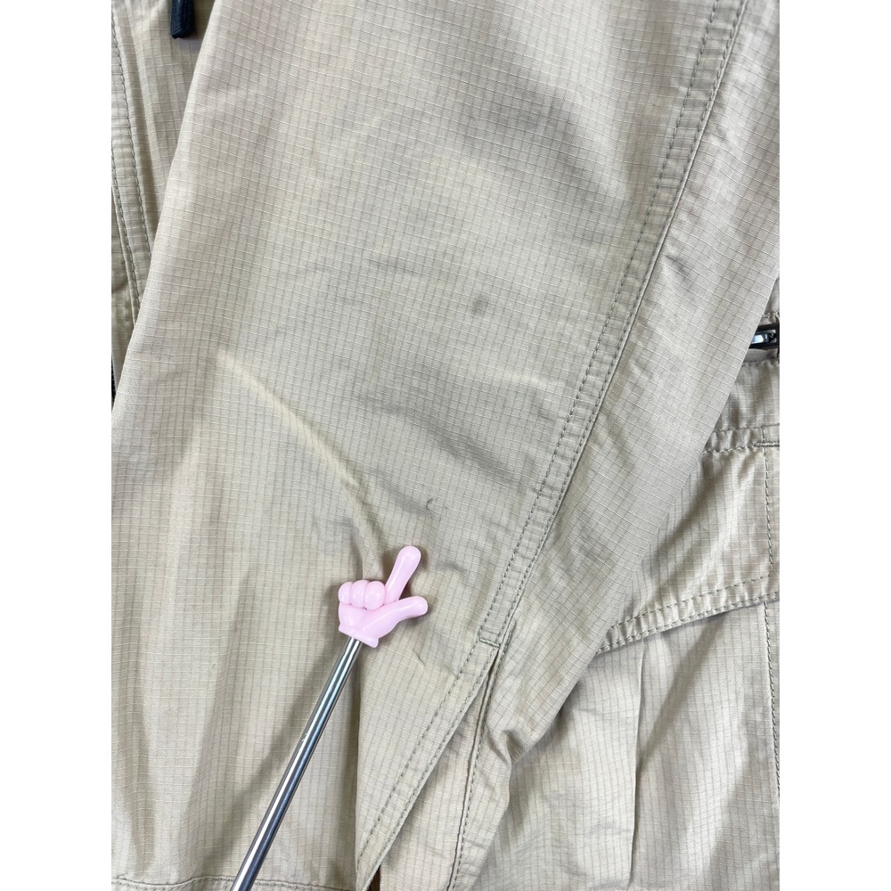 Eddie Bauer Men's XL Tall Tan Ripstop Field Jacket Khaki Utility Travel Safari - Picture 13 of 16